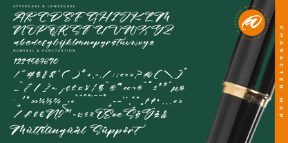 Floating Journey Font Poster 14