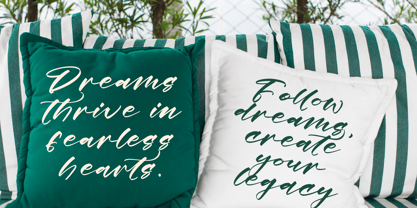 Floating Journey Font Poster 4