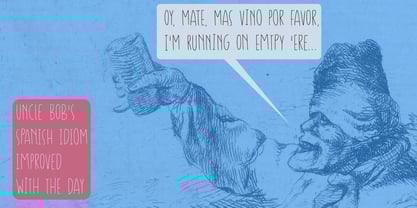 Spanish Plonk Font Poster 2