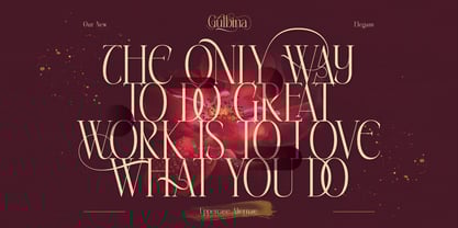 Gulbina Font Poster 8