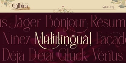 Gulbina Font Poster 11