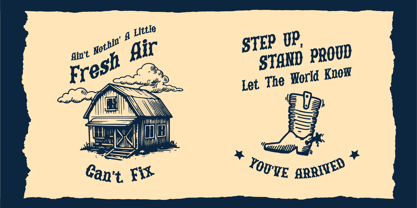 Whiskey Ranch Font Poster 3