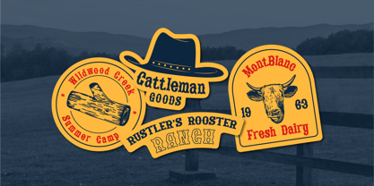 Whiskey Ranch Font Poster 2