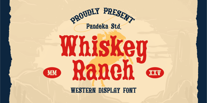 Whiskey Ranch Font Poster 1