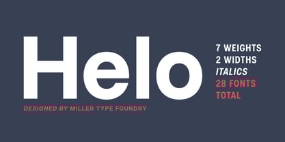 Helo Font Poster 1