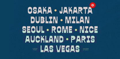 Lufas Font Poster 5