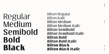 Bilton Font Poster 4