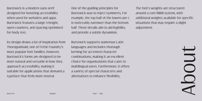 Bilton Font Poster 2