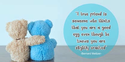 Bear Brown Font Poster 2