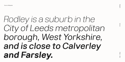 Rodley Font Poster 9