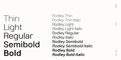 Rodley Font Poster 4