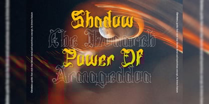 Chroines Font Poster 4