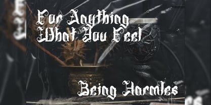 Chroines Font Poster 5