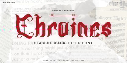 Chroines Font Poster 1