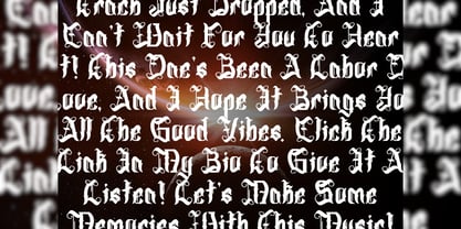 Chroines Font Poster 11