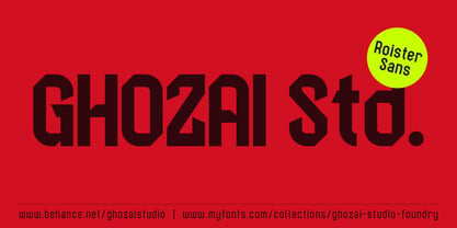 Roister Sans Font Poster 8