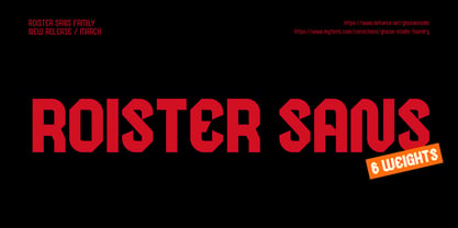 Roister Sans Font Poster 1