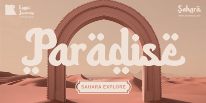 Haliya Arabic Font Poster 4