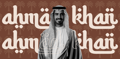 Haliya Arabic Font Poster 3