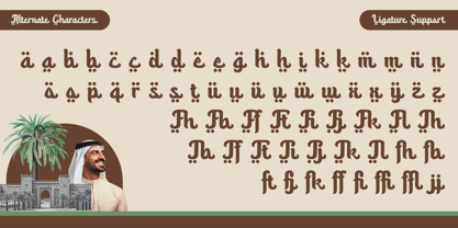 Haliya Arabic Font Poster 9