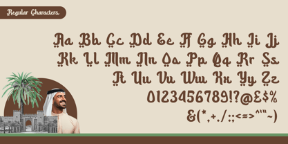 Haliya Arabic Font Poster 8