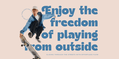 Theleo Blues Font Poster 4