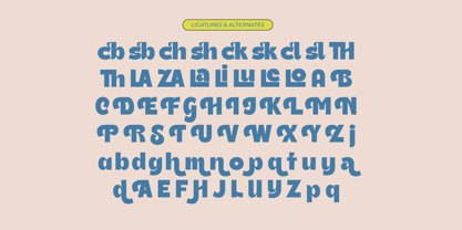 Theleo Blues Font Poster 14