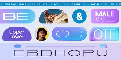 Malevice pro Font Poster 10