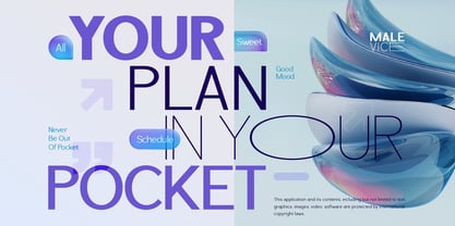 Malevice pro Font Poster 4