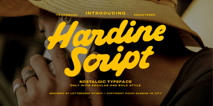 Hardine Font Poster 1