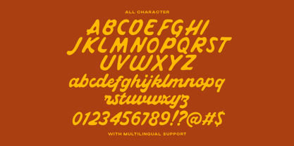 Hardine Font Poster 5