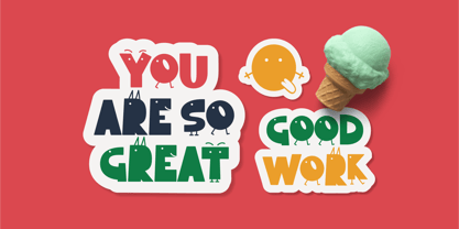 Rony Awons Font Poster 3