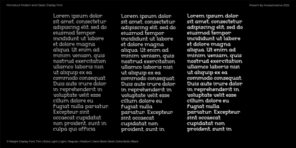 Monostruct Font Poster 7