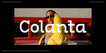 Monostruct Font Poster 4