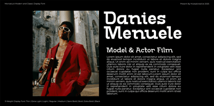 Monostruct Font Poster 6