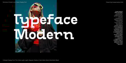 Monostruct Font Poster 2