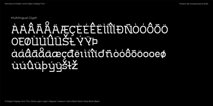 Monostruct Font Poster 10