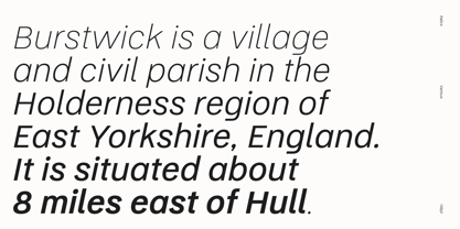 Burstwick Font Poster 10