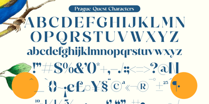 Prague Quest Font Poster 14