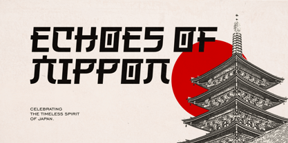 Shokudo Font Poster 2