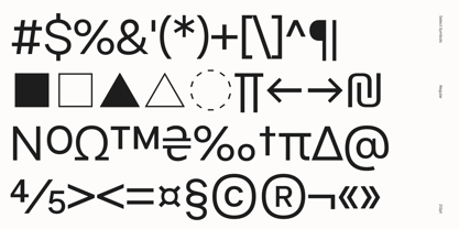 Humber Font Poster 13