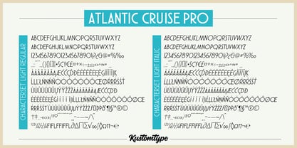 Atlantic Cruise Pro Font Poster 11