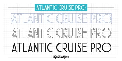 Atlantic Cruise Pro Font Poster 1