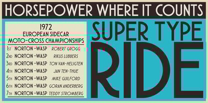 Atlantic Cruise Pro Font Poster 3