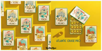 Atlantic Cruise Pro Font Poster 8