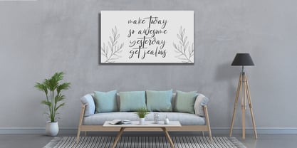 Shanti Creny Font Poster 5