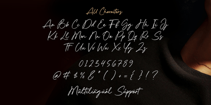 Armani Herlinda Font Poster 6