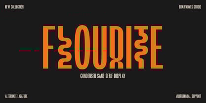 Flourite Font Poster 1