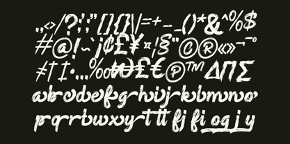 Sludgy Brush Font Poster 8