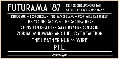 Atlantic Press Pro Font Poster 11